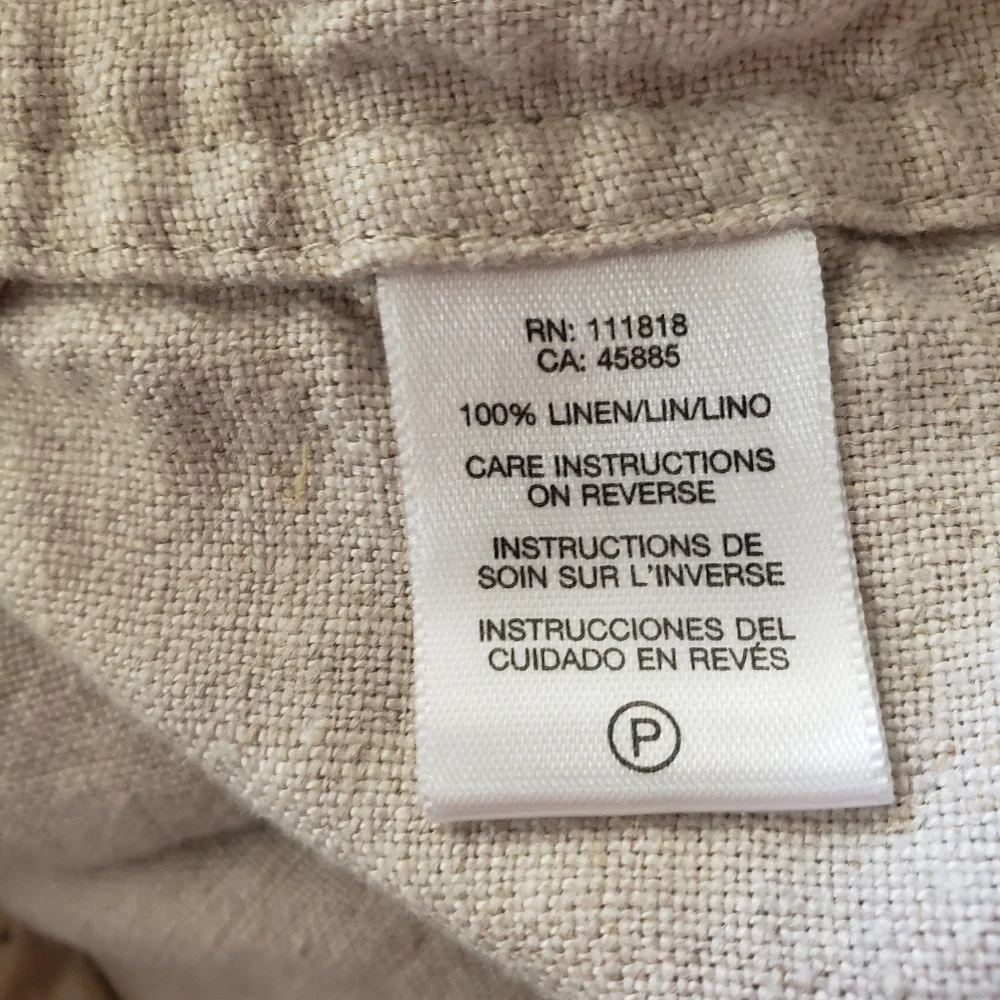 Michael Kors Linen mid rise Wide Leg Pants size 10 - Picture 10 of 11